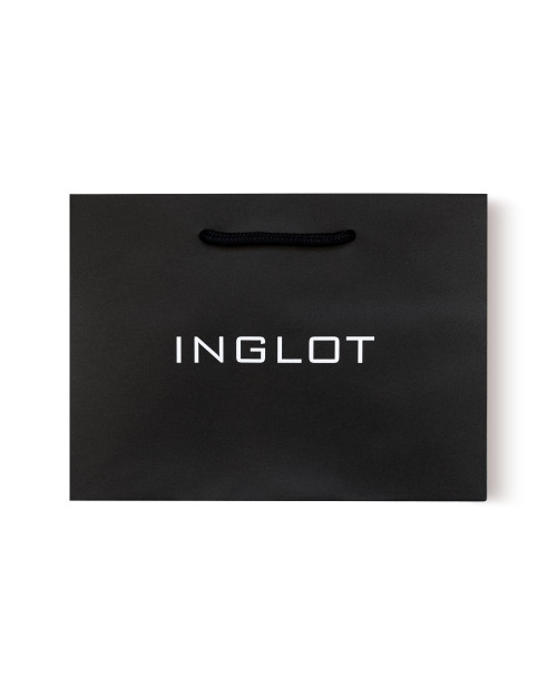 PROMOTIONAL PAPER BAG 260x70x190 - BLACK HORYZONTAL (RED INSIDE) IR