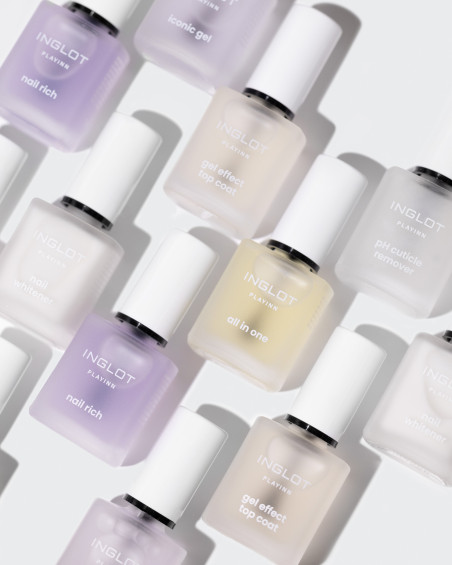 INGLOT PLAYINN All In One Transparent Nail Polish 19