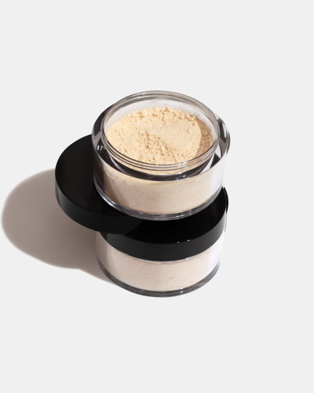 Smoothing and Illuminating Loose Powder