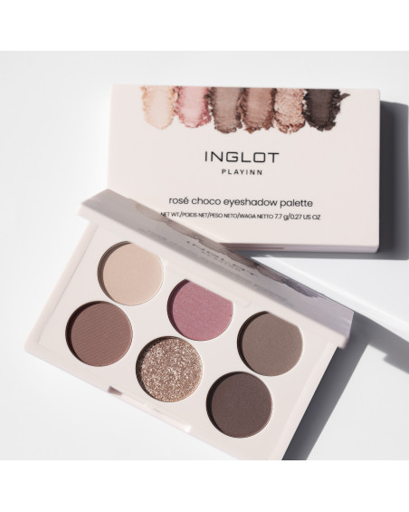 INGLOT PLAYINN Lidschattenpalette Rosé Choco