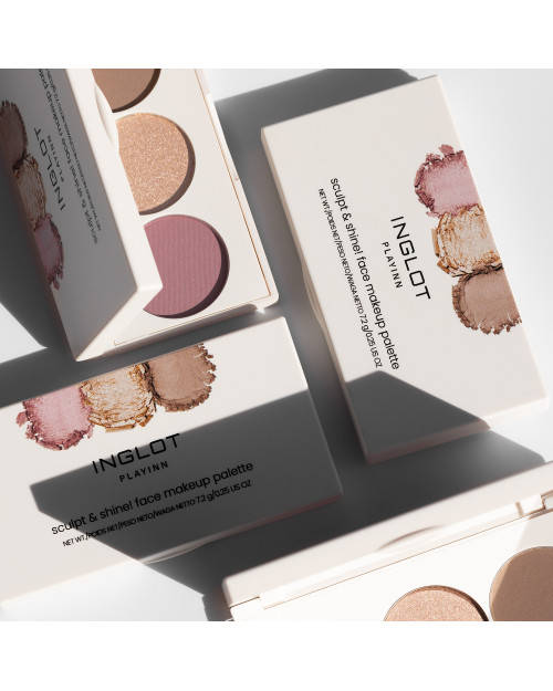 INGLOT PLAYINN SCULPT & SHINE! Gesichtspalette
