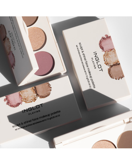 INGLOT PLAYINN SCULPT & SHINE! Gesichtspalette