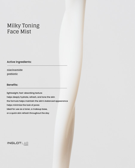 INGLOT LAB Milky Toning Face Mist