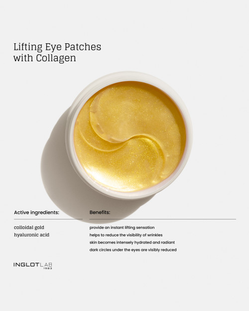 INGLOT LAB Patchs yeux liftants avec du Collagène INGLOT LAB Patchs yeux liftants avec du Collagène