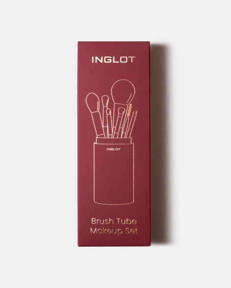 Pinsel Tube Makeup Set (Burgundy)